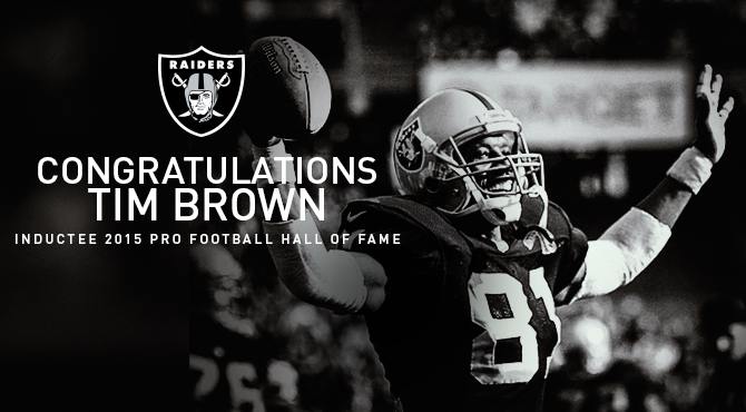 Oakland Coliseum memory includes Tim Brown setting an NFL record