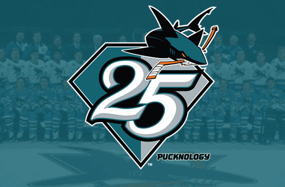 San niormal Jose Sharks 25 Years