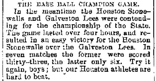 History Of Houston Baseball - The Sports Column | Sports Articles ...